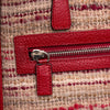 Prada Vitello Trimmed Tweed Flat Tote Secondhand