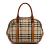 Burberry Small Haymarket Check Coated Canvas Orchard Bowling Bag Secondhand