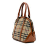 Burberry Small Haymarket Check Coated Canvas Orchard Bowling Bag Secondhand