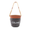 Celine Triomphe Coated Canvas Bucket Bag Secondhand