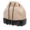 Chanel Small Bicolor Quilted Aged Calfskin Gabrielle Backpack Secondhand