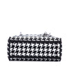 Dior Mini Embroidered Canvas Houndstooth Lady D Lite Secondhand