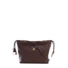 Chanel CC Quilted Lambskin Drawstring Clutch with Strap Secondhand