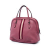 Gucci Medium Calfskin Web Dome Satchel Secondhand