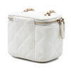Chanel Mini Quilted Lambskin Pearl Crush Vanity Case With Chain Secondhand