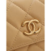 Chanel CC Quilted Lambskin Faux Pearl Top Handle Flap Secondhand