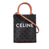 Celine Mini Triomphe Coated Canvas Vertical Cabas Satchel Secondhand