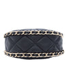 Chanel Mini Quilted Lambskin Chain Around Hook Hobo Secondhand
