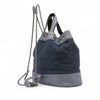 Chanel Quilted Denim Medallion Backpack Secondhand