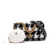 Chanel Houndstooth Tweed 19 Wallet On Chain Secondhand