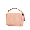 Secondhand Fendi Mini Embossed Zucca Baguette Satchel