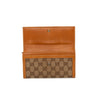 Gucci GG Canvas Web Continental Wallet Secondhand