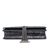 Saint Laurent Metallic Suede Monogram Kate Tassel Wallet on Chain Secondhand