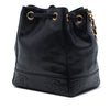 Chanel CC Caviar Drawstring Bucket Bag Secondhand