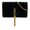 Saint Laurent Medium Suede Monogram Kate Tassel Crossbody Secondhand