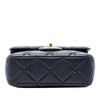 Chanel Mini Square Quilted Lambskin Bijoux Logo Chain Flap Secondhand