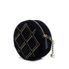 Chanel Velvet Pearl Sequin Round Crossbody Secondhand