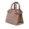 Burberry Small Leather and House Check Banner Satchel Secondhand