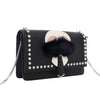 Fendi Studded Leather Karlito Wallet on Chain Secondhand