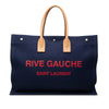 Saint Laurent Large Canvas Rive Gauche Tote Secondhand