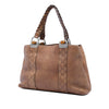 Gucci Medium Guccissima Trimmed Calfskin Bamboo Libeccio Tote Secondhand