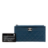 Chanel Quilted Caviar Boy Pouch Secondhand