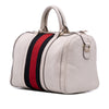 Gucci Medium Calfskin Web Joy Boston Bag Secondhand