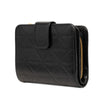 Prada Quilted Soft Calf Triangle Bifold Wallet Secondhand