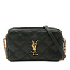 Saint Laurent Mini Quilted Lambskin Becky Double Zip Crossbody Secondhand