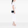 Secondhand Saint Laurent Small Satin Monogram Kate Tassel Crossbody