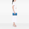 Saint Laurent Textured Leather Chyc Ligne Clutch Secondhand
