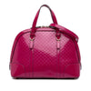 Gucci Medium Microguccissima Patent Nice Dome Satchel Secondhand