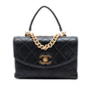 Chanel Small Quilted Lambskin Trendy Spirit Top Handle Bag Secondhand