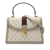 Gucci Small GG Canvas Web Ophidia Top Handle Flap Secondhand