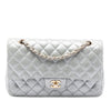 Secondhand Chanel Medium Classic Metallic Lambskin Double Flap