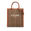 Celine Small Canvas Vertical Cabas Satchel Secondhand