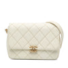 Secondhand Chanel Small Quilted Caviar Chain Melody Flap