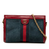 Gucci Small Suede Web Ophidia Chain Crossbody Secondhand