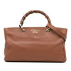 Gucci Medium Calfskin Bamboo Shopper Satchel Secondhand