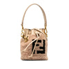 Fendi Shearling Mini Mon Tresor Bucket Bag Secondhand