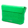 Secondhand Miu Miu Matelasse Leather Crystal Flap Shoulder Bag