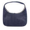 Burberry House Check Canvas Trimmed Denim Handbag Secondhand