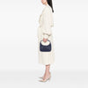 Burberry House Check Canvas Trimmed Denim Handbag Secondhand