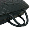 Chanel Large CC Quilted Caviar Bowler Bag Secondhand
