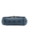 Dior Small Embroidered Denim Cannage Caro Bag Secondhand