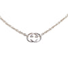 Gucci Sterling Silver Interlocking G Pendant Necklace Secondhand