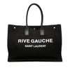 Secondhand Saint Laurent Large Canvas Rive Gauche Tote