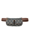 Celine Macadam Denim Double Pocket Belt Bag Secondhand