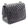 Chanel Mini Square Classic Chevron Lambskin Single Flap Secondhand