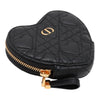 Dior DiorAmour Calfskin Cannage Caro Heart Pouch With Chain Secondhand